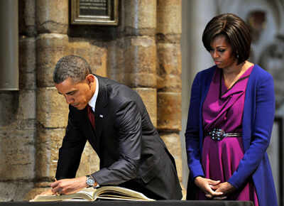 Obamas on Europe tour