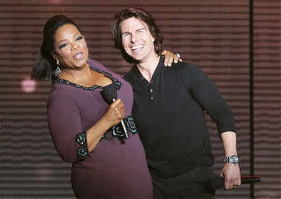 Stars on Oprah's last show
