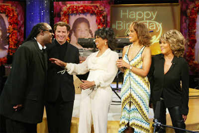 Stars on Oprah's last show