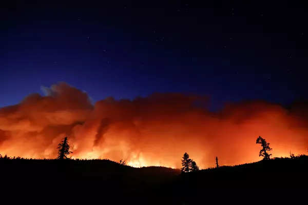 These pictures capture the intensity and severity of California wildfires