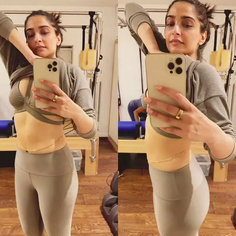 Sonam Kapoor shuts down pregnancy rumours, flaunts her toned abs in these new pictures