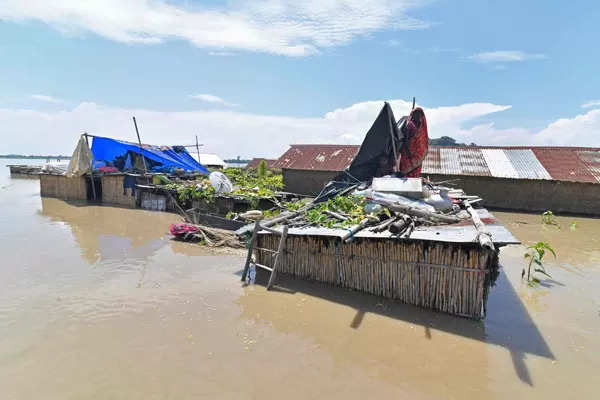 These images show flood situation worsening in Assam