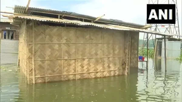 These images show flood situation worsening in Assam