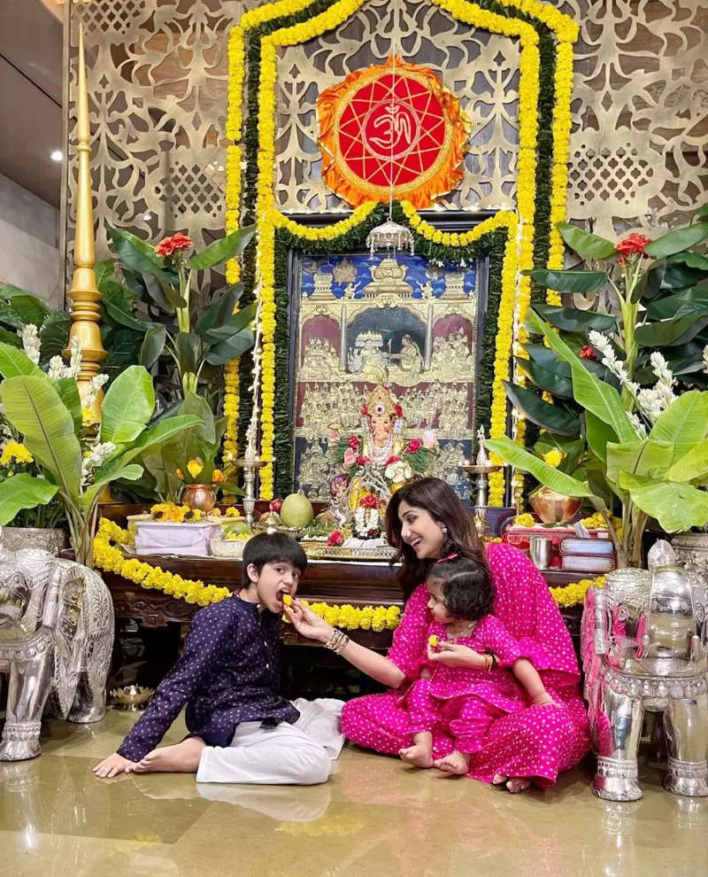Shilpa Shetty gets trolled for sharing Ganesh Chaturthi’s celebration pictures as hubby Raj Kundra is in jail