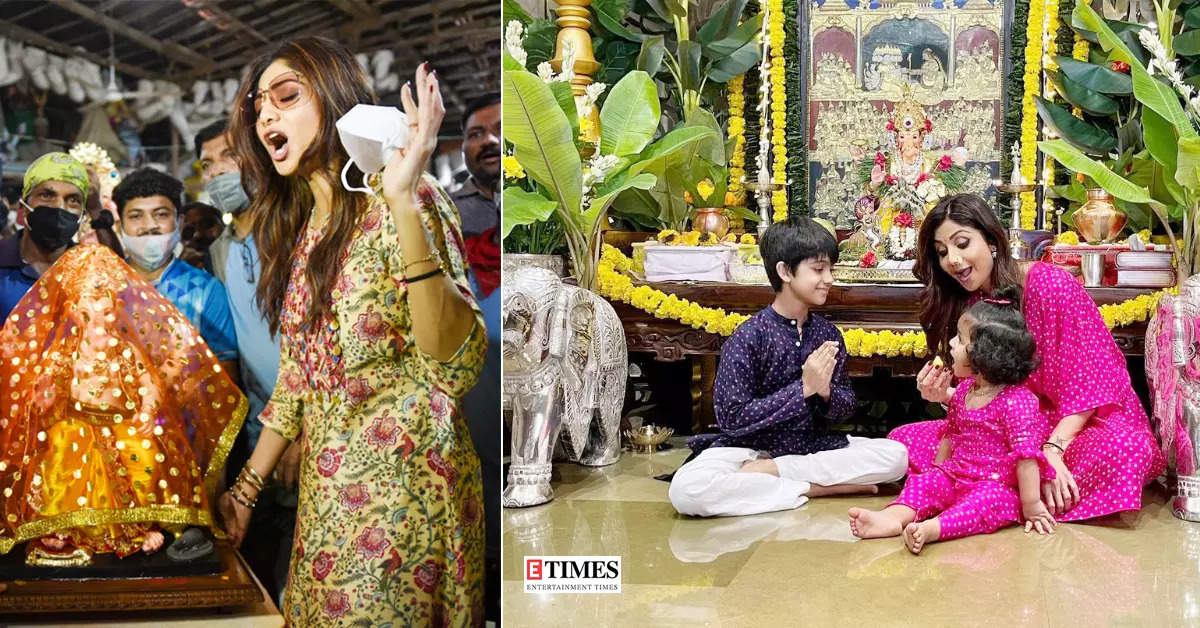 Shilpa Shetty gets trolled for sharing Ganesh Chaturthi’s celebration pictures as hubby Raj Kundra is in jail