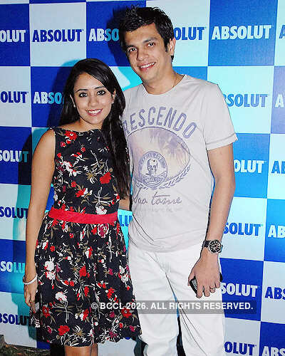 'Absolut' vodka night party