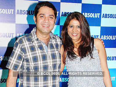 'Absolut' vodka night party