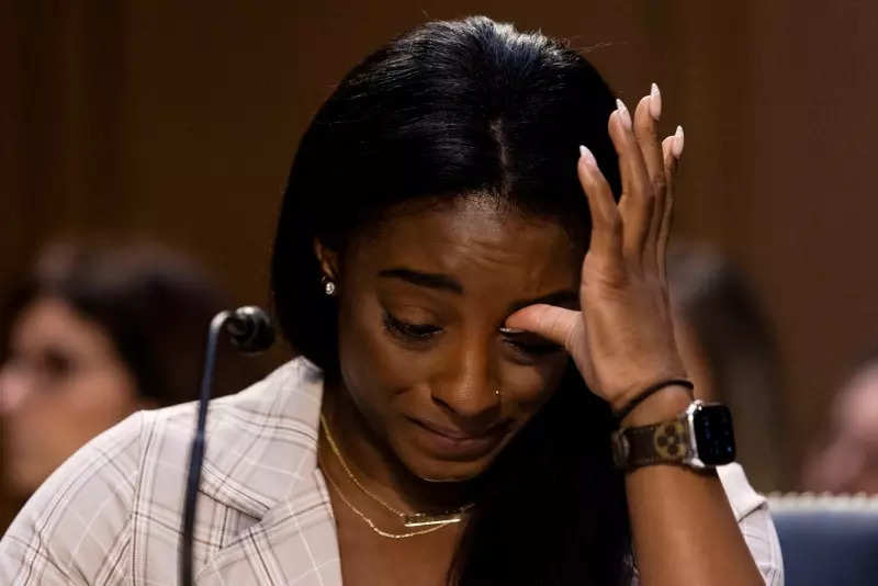 Simone Biles fights back tears as she testifies at Senate hearing on Larry Nassar abuse