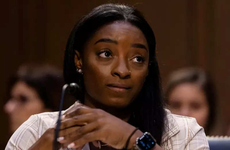 Simone Biles fights back tears as she testifies at Senate hearing on Larry Nassar abuse