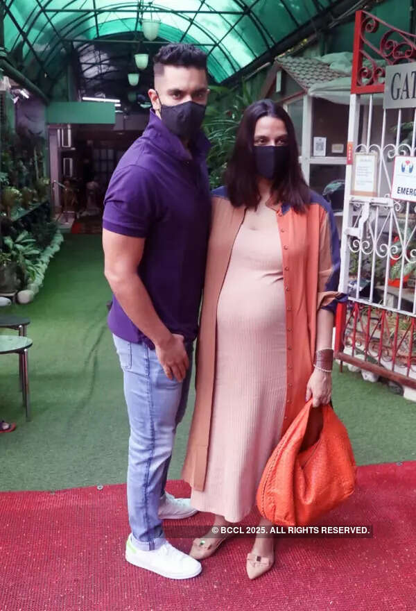 Angad Bedi and Neha Dhupia