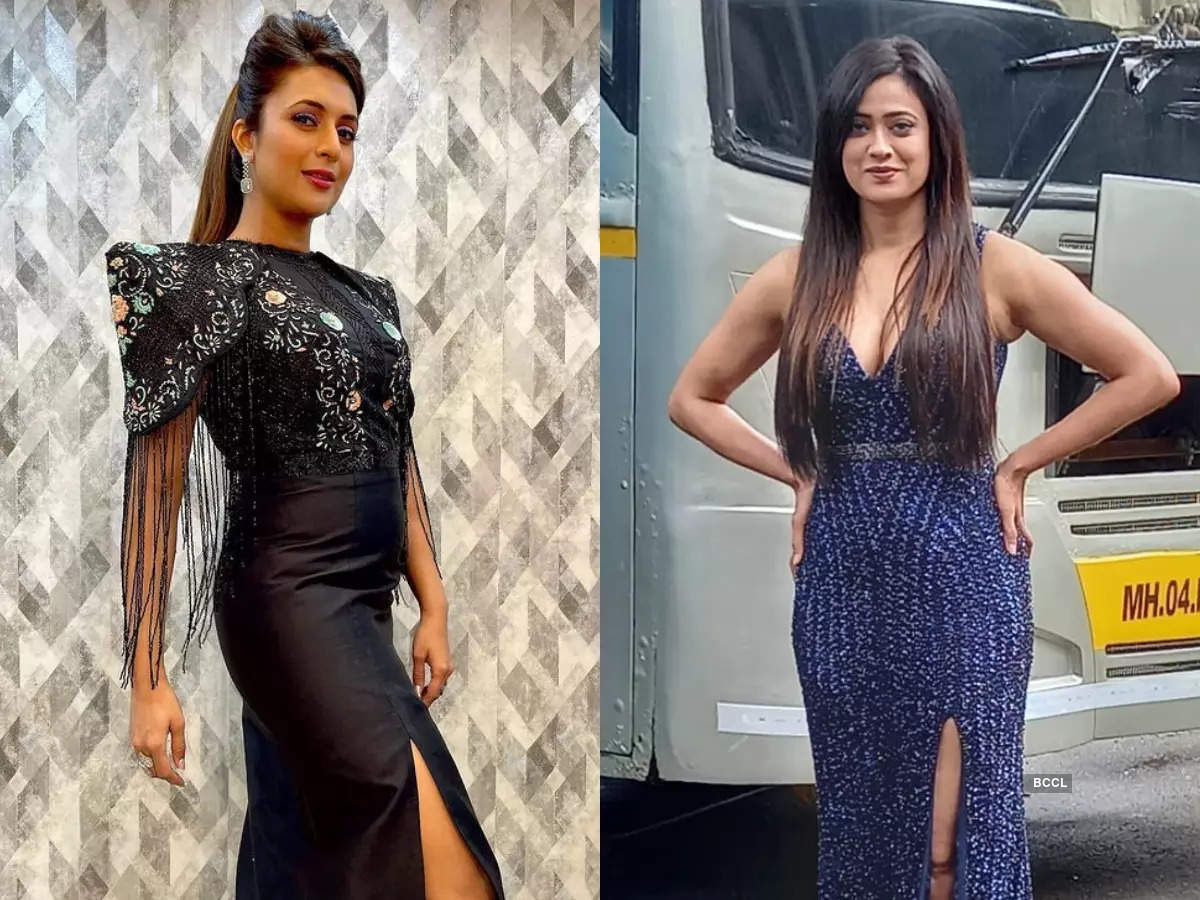 Khatron Ke Khiladi 11 finale shoot: Divyanka Tripathi giving rockstar vibes  to Shweta Tiwari sporting thigh-high slit; contestants arrive in style