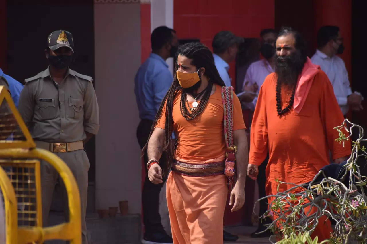 Pics of Mahant Giri’s most trusted disciple