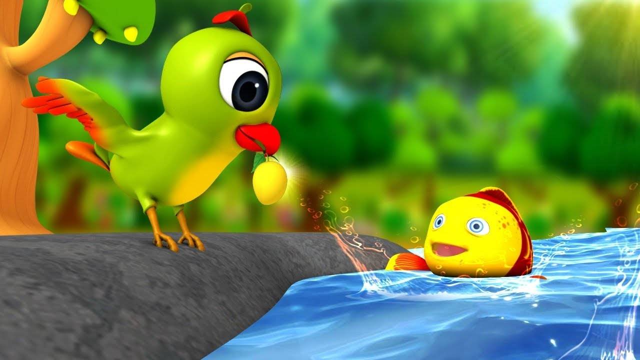 Most Popular Kids Shows In Hindi - Parrot and Fish Friendship | Videos For  Kids | Kids Cartoons | Cartoon Animation For Children | Entertainment -  Times of India Videos