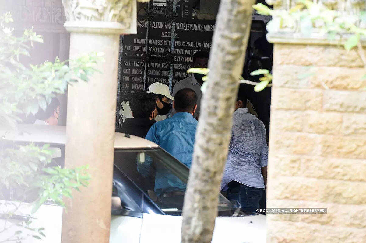 Drug case: New pictures of Aryan Khan taken to the court for his bail hearing go viral