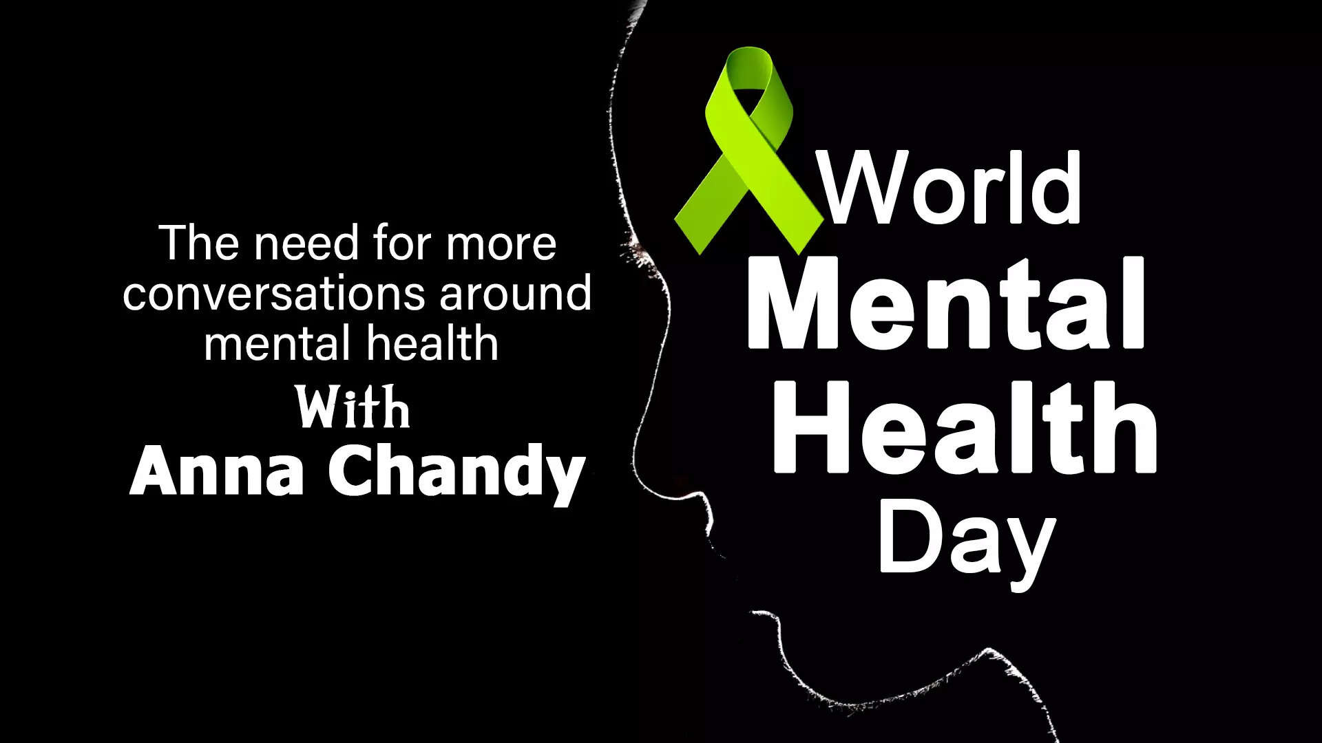 The need for more conversation around mental health with Anna Chandy