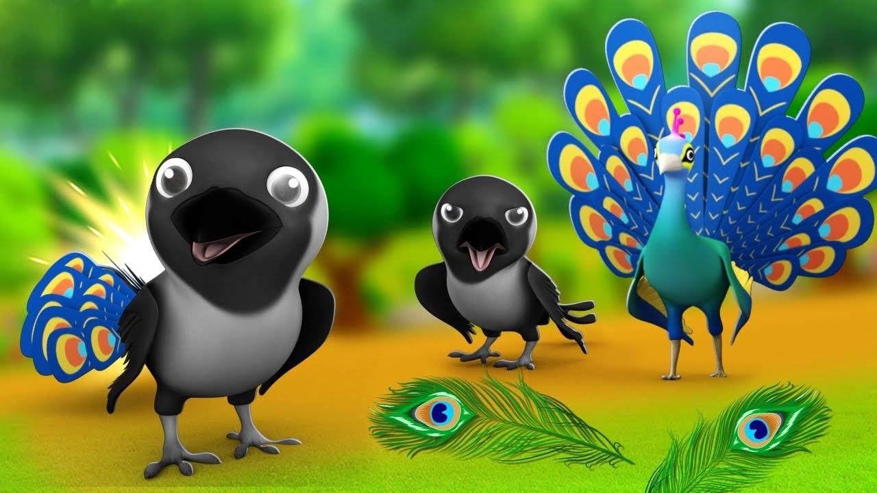 Hindi Kahaniya: Watch Dadimaa Ki Kahaniya in Hindi 'Foolish Crow Peacock's  Feathers' for Kids - Check out Fun Kids Nursery Rhymes And Baby Songs In  Hindi | Entertainment - Times of India Videos