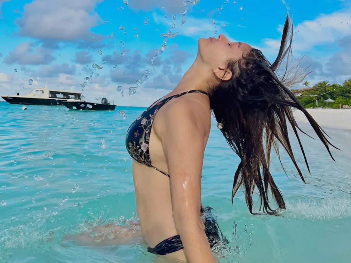 Rubina Dilaik sets the internet ablaze with new bikini pictures from her beach vacation