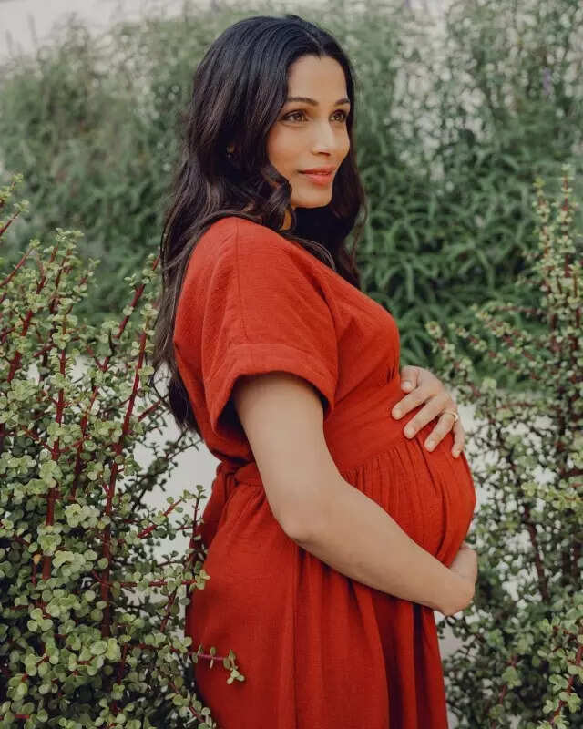 Freida Pinto's pregnancy glow from her 'sweet' baby shower is unmissable! Pictures will leave you mesmerised