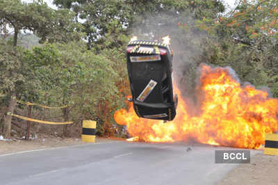 Akshay performs stunt for 'KKK4'