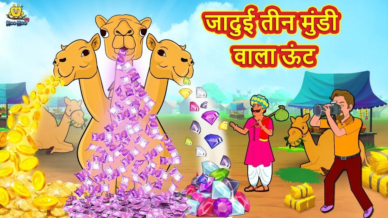 Hindi Kahaniya: Watch Hindi Fairy Tales 'Jadui Teen Mundi Wala Unt' for  Kids - Check out Fun Kids Nursery Rhymes And Baby Songs In Hindi |  Entertainment - Times of India Videos