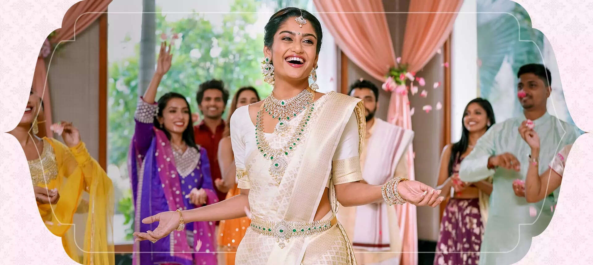 Beauty queens depict Brides Of India in Malabar Gold and Diamonds campaign