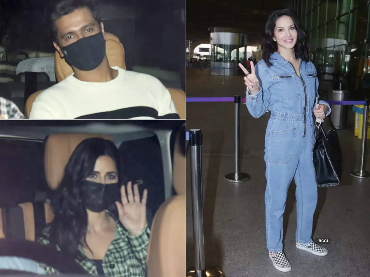 #ETimesSnapped: From Katrina-Vicky to Sunny Leone, paparazzi pictures of your favourite celebs