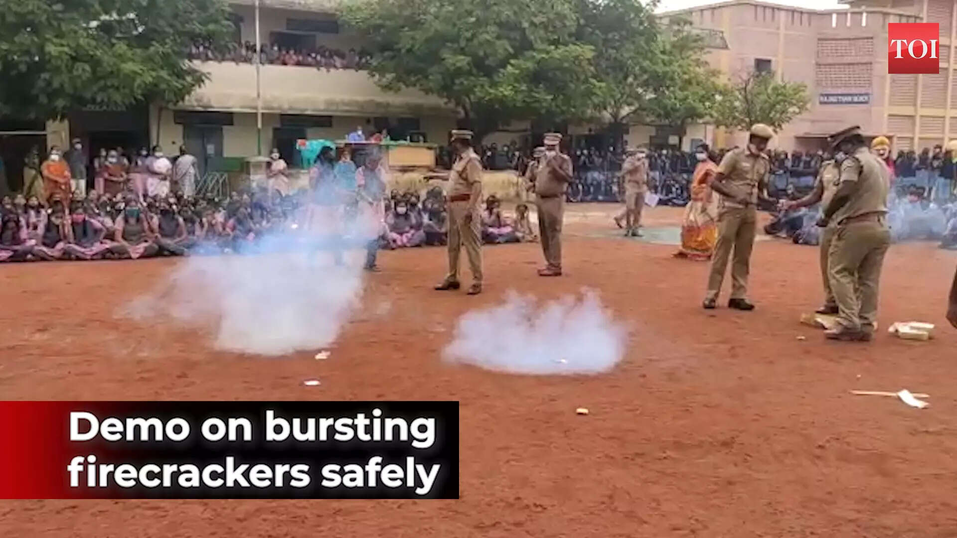 Tamil Nadu: Fire and Rescue department gives demo on safe handling of ...