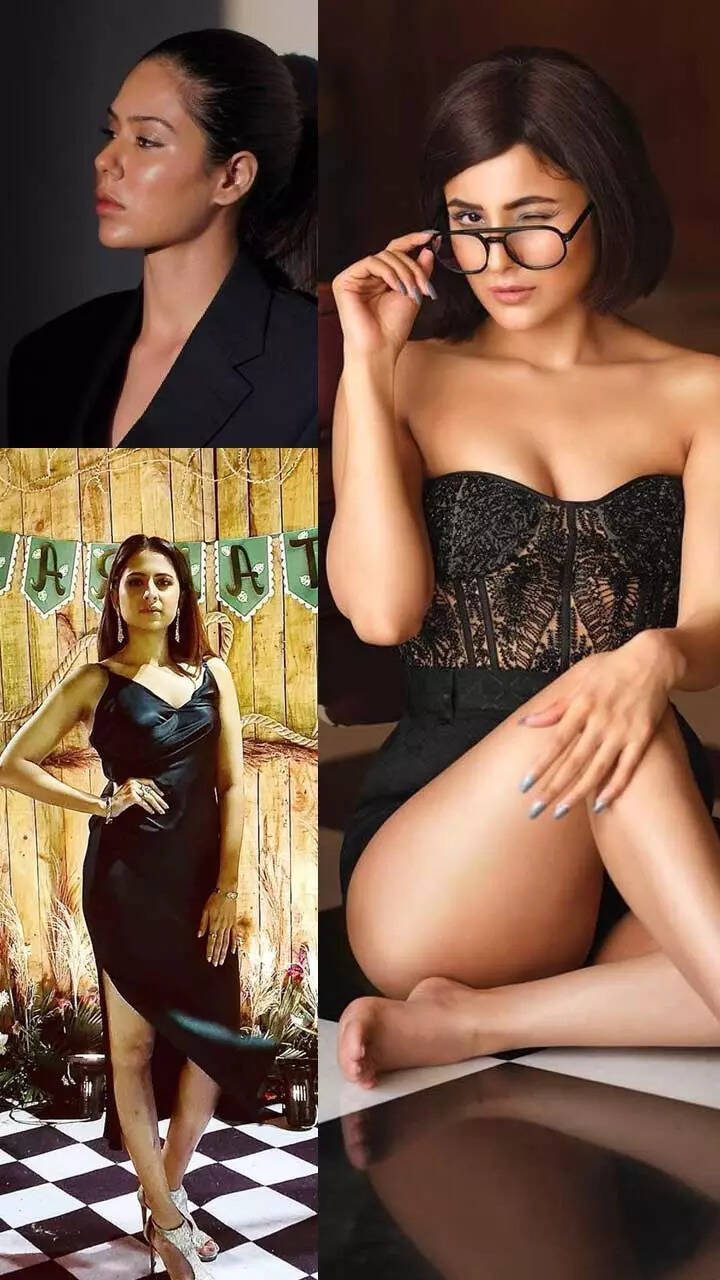 Shehnaaz Gill to Sonam Bajwa: Actresses who proved a little black dress can  never go wrong | Times of India