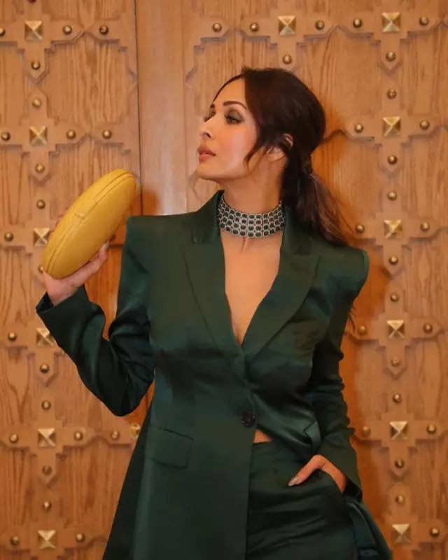 Malaika Arora sets the style bar high in bright yellow power suit, see pictures