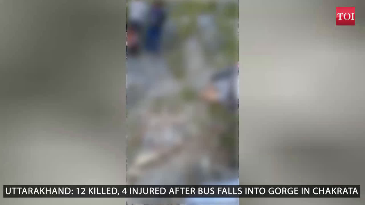 Uttarakhand: 12 killed, 4 injured after bus falls into gorge in Chakrata