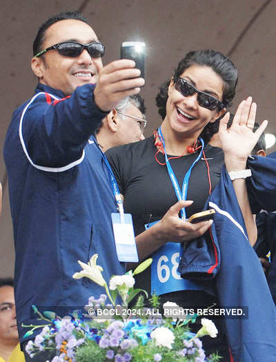 Celebs at TCS World marathon