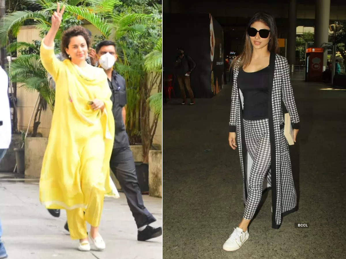 #ETimesSnapped: From Kangana Ranaut to Mouni Roy, paparazzi pictures of your favourite celebs