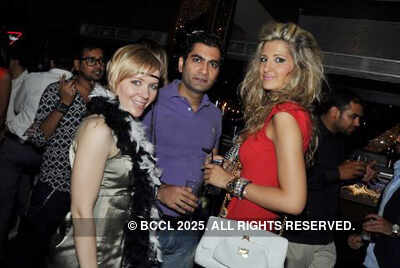 Blue carpet fashion show