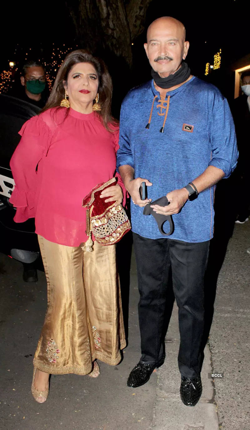 Rakesh Roshan, Karishma Tanna and others attend Jitendra and Shobha Kapoor's wedding anniversary party