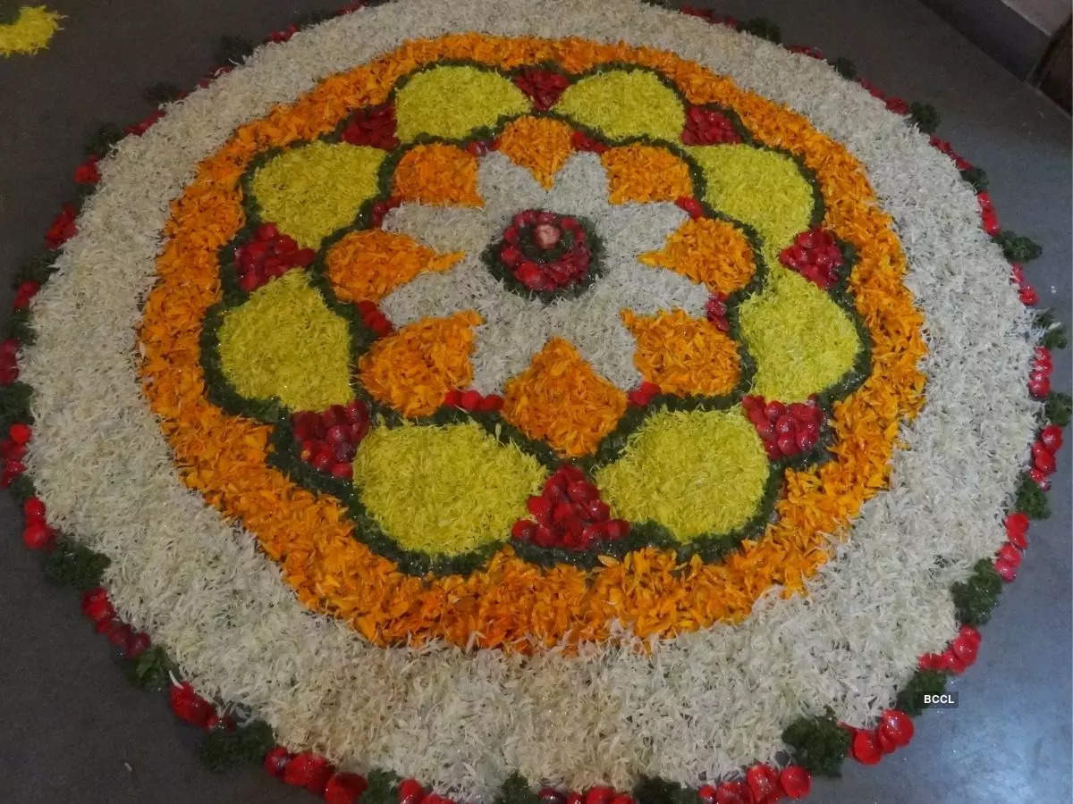 flower rangoli