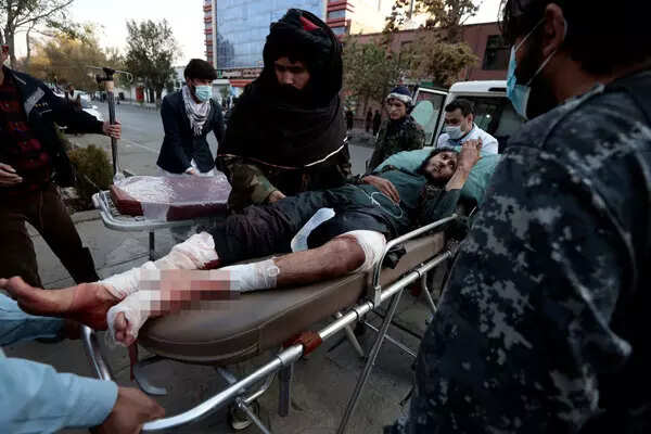 At least 25 killed in twin blasts at Kabul military hospital