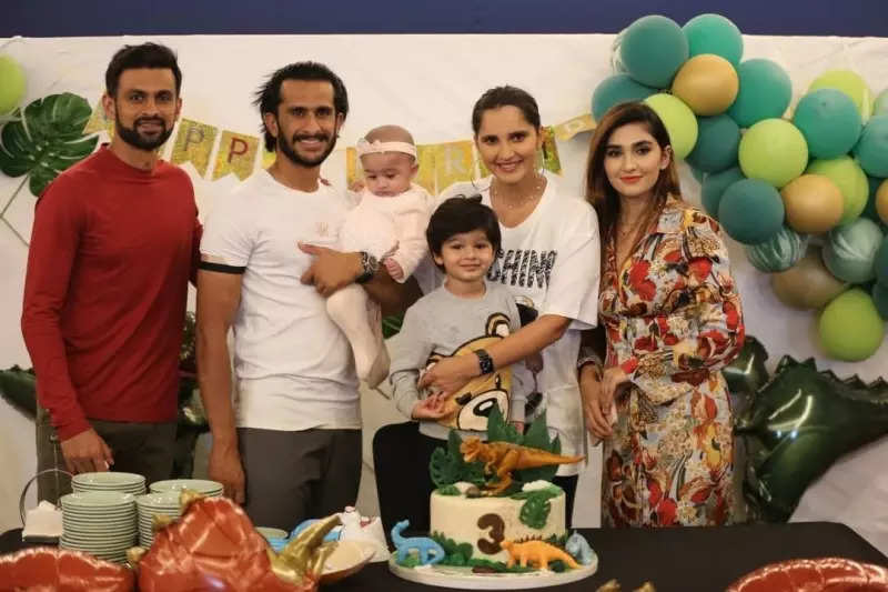 Sania Mirza, Shoaib Malik share adorable photos from son Izhaan's birthday