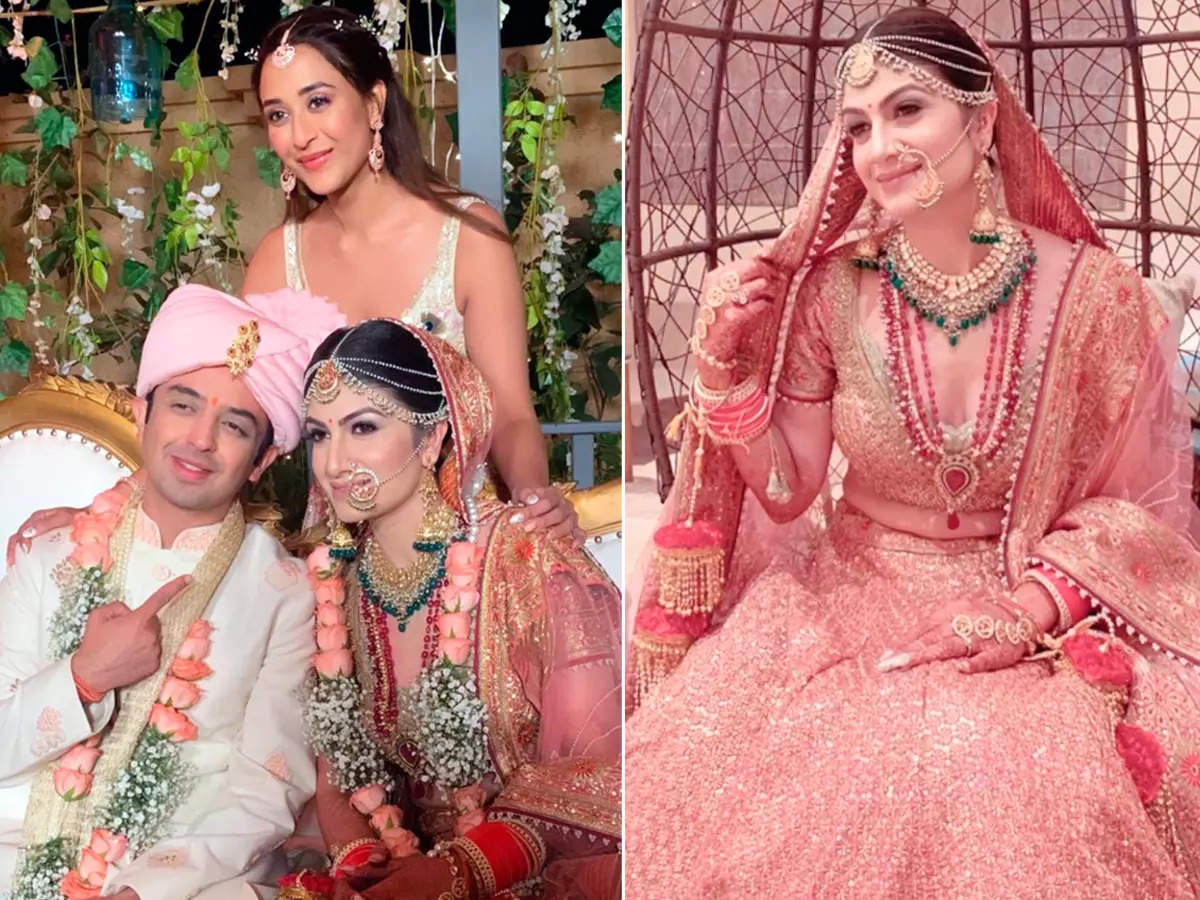 Inside pictures from Yeh Rishta Kya Kehlata Hai actor Ayush Viz and Sakshi Kohli's wedding ceremony