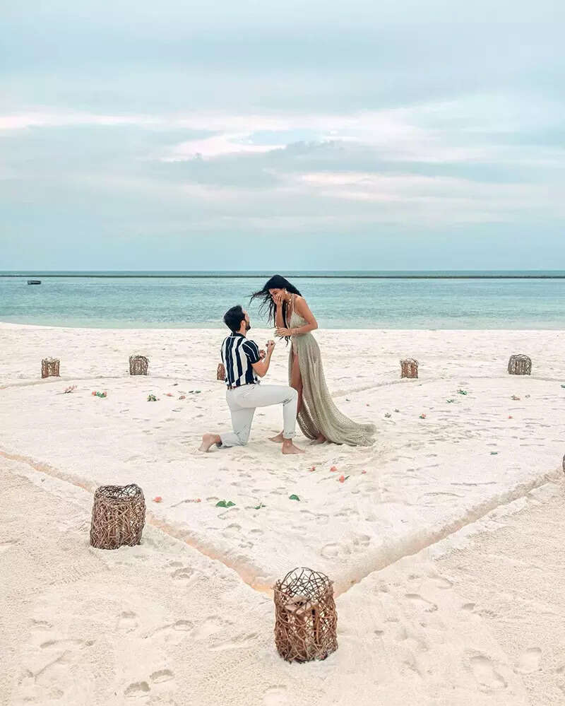 Romantic pictures from Alanna Panday&rsquo;s engagement with beau Ivor McCray will surely melt your heart