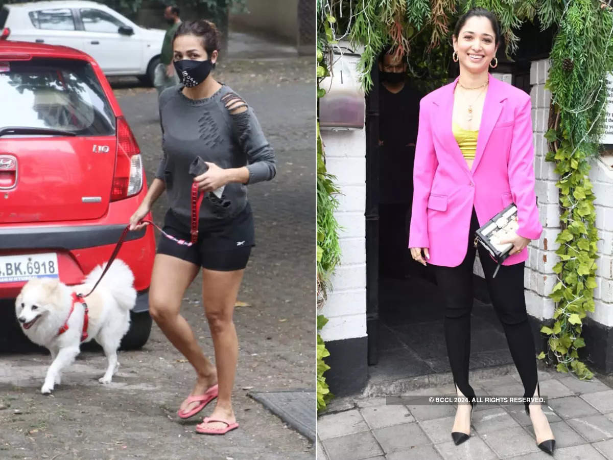 #ETimesSnapped: From Malaika Arora to Tamannaah Bhatia, paparazzi pictures of your favourite celebs