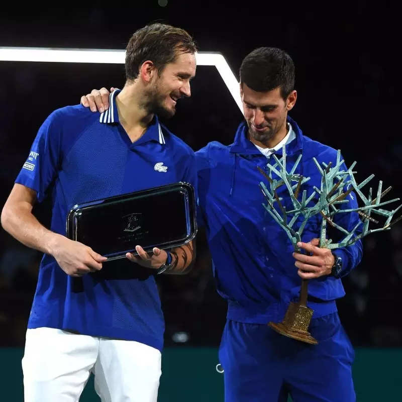 Novak Djokovic defeats Daniil Medvedev to win Paris Masters title, pictures of the tennis sensation go viral
