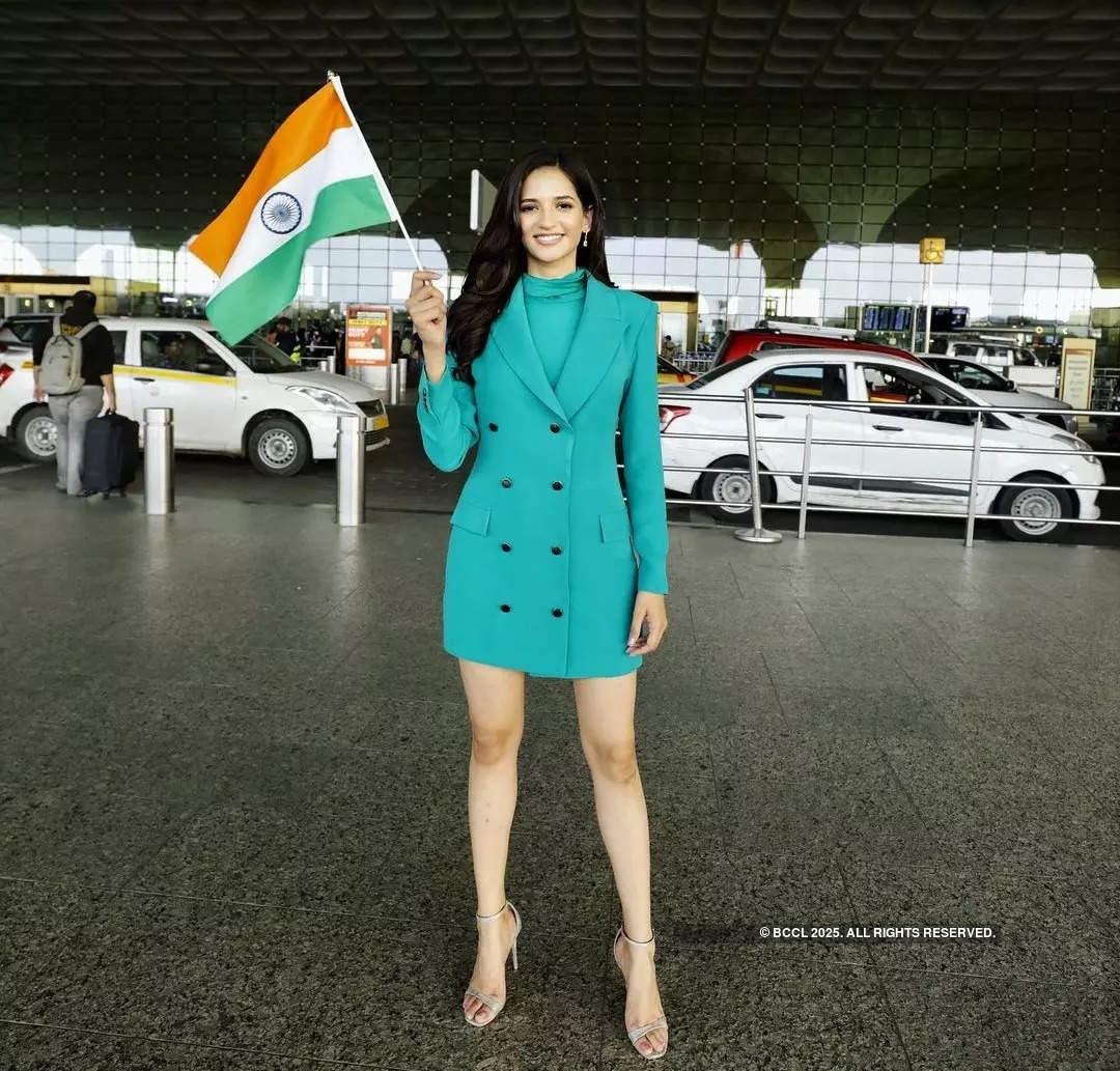 India's Manika Sheokand jets off to Thailand for Miss Grand International 2021!