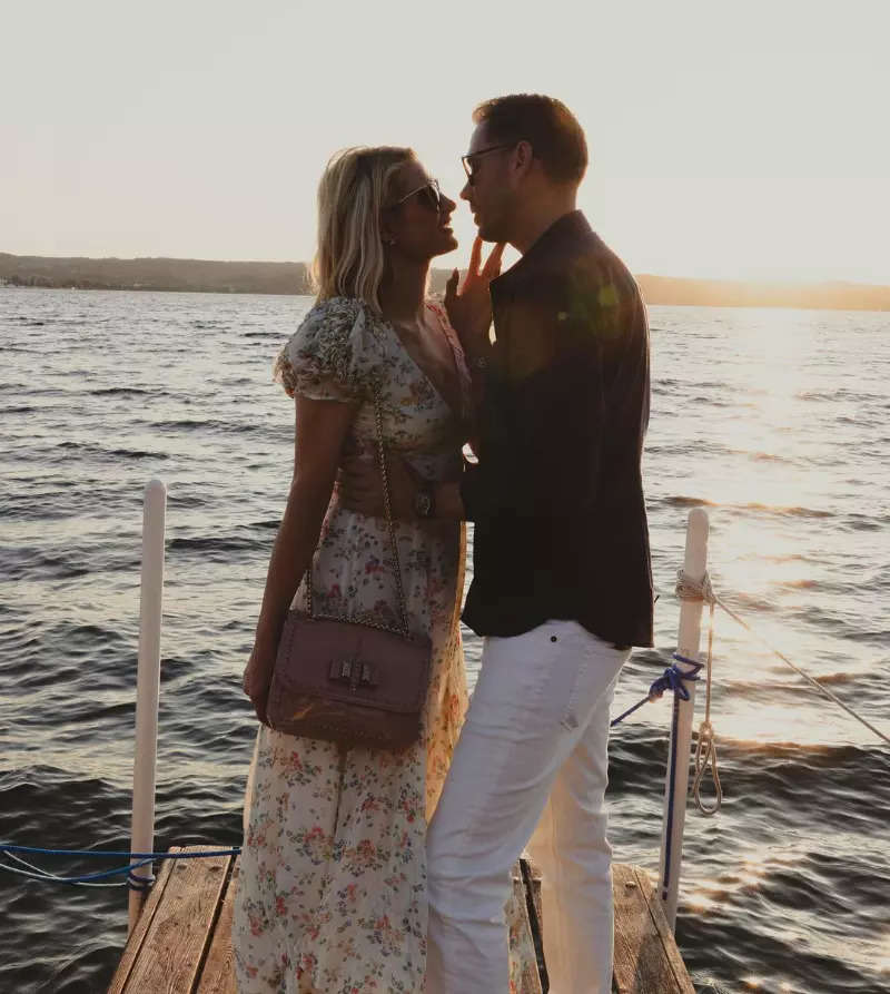 Paris Hilton shares romantic vacation pictures with fiancé Carter Reum just days before their lavish wedding