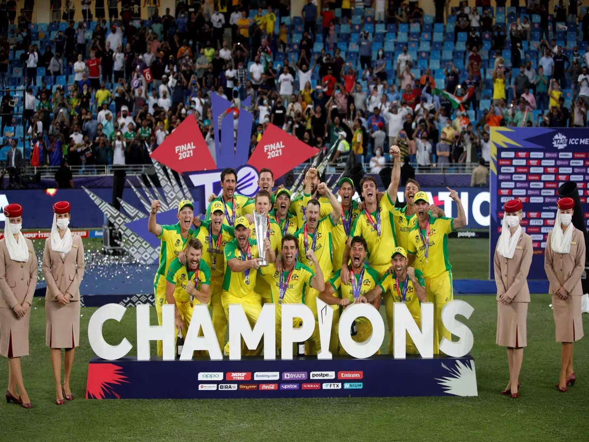 T20 World Cup 2021 Australia lift the trophy by outclassing New Zealand in final, see pictures of the champions Photogallery