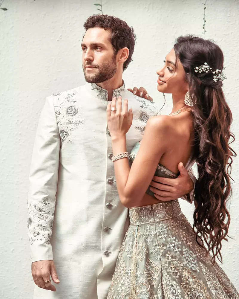 Dreamy pictures from Alanna Panday and beau Ivor McCray’s white-themed engagement party