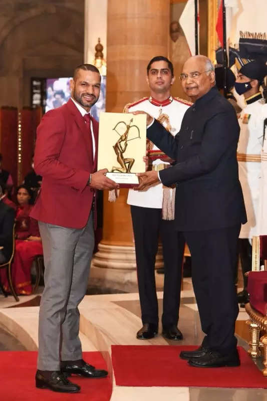 Arjuna Awards 2021: From Shikhar Dhawan to Ankita Raina, here are all the sportspersons who received the prestigious honour