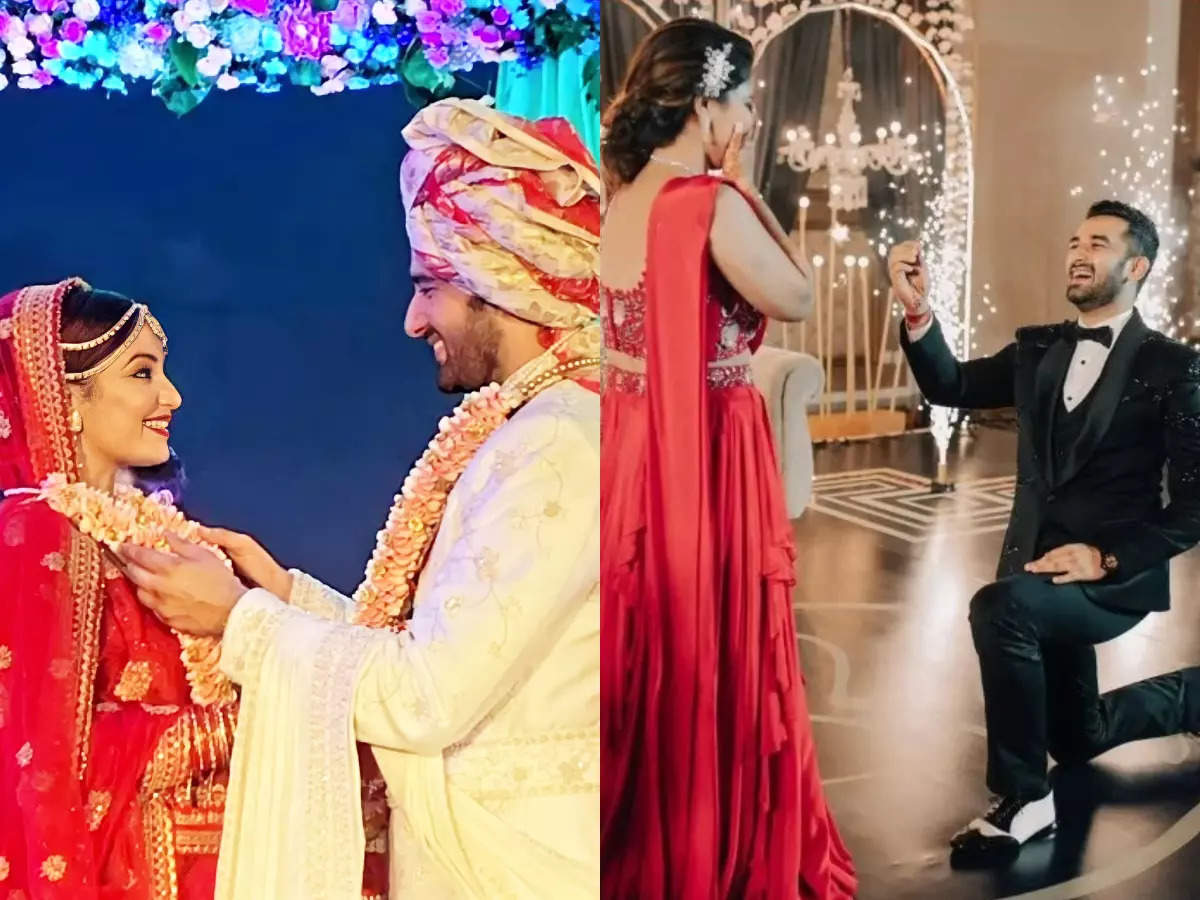 Veera fame Vishal Vashishtha ties the knot with his ladylove Deepkashi;  here's a sneak-peek into their fairytale wedding | The Times of India