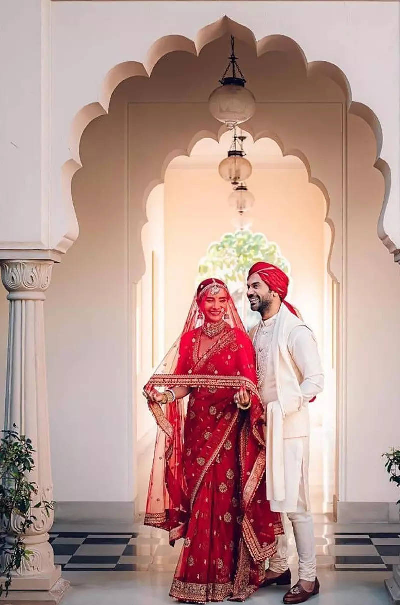 From Patralekhaa’s Sabya veil to Rajkummar Rao’s sehra, here are picture-perfect moments from their dreamy wedding