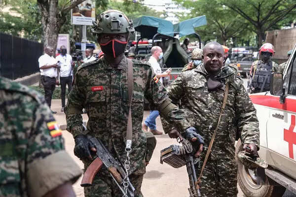 At least three killed as suicide blasts rock Ugandan capital