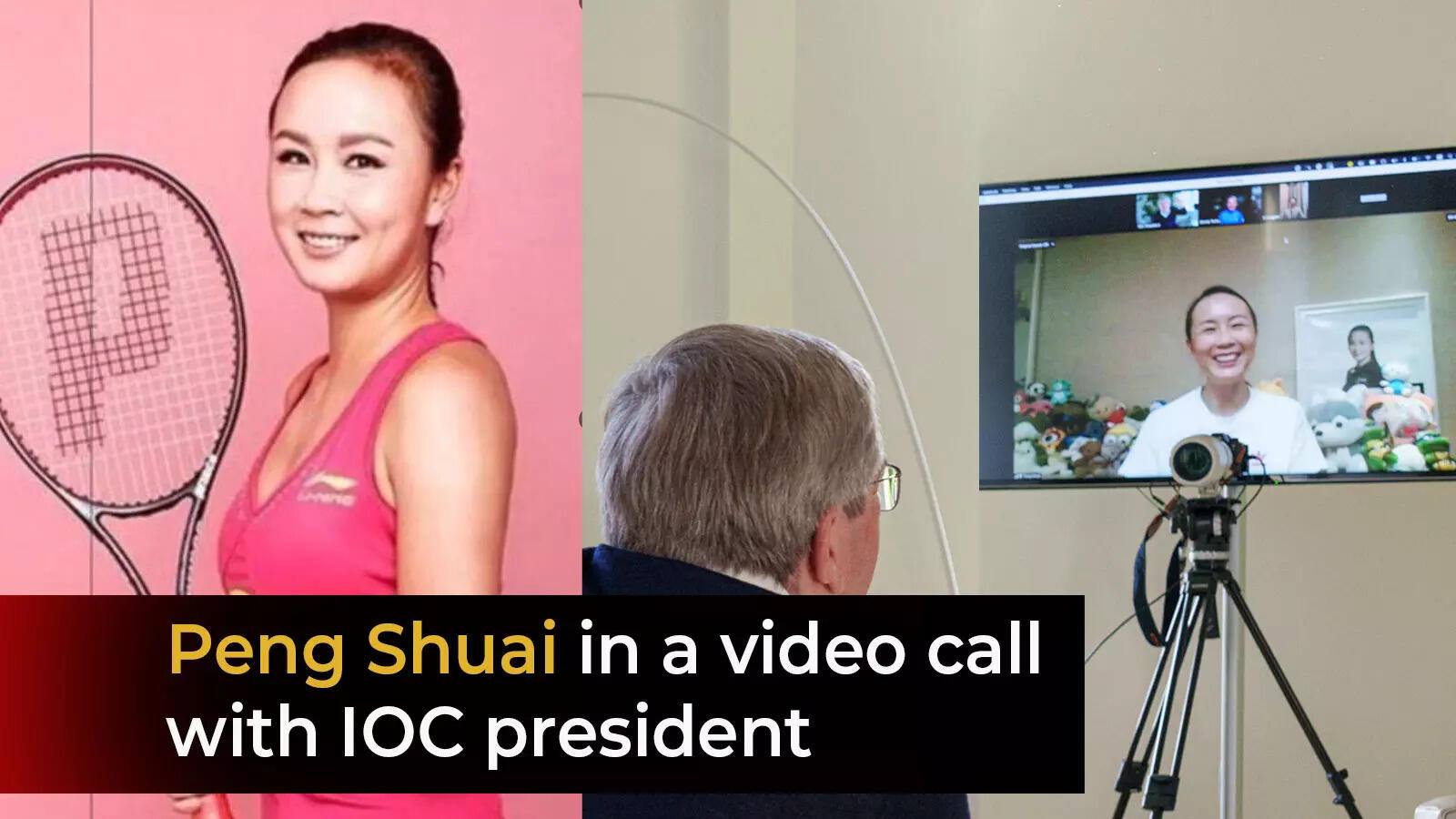 I am safe, says Chinese tennis star Peng Shuai in video call with IOC